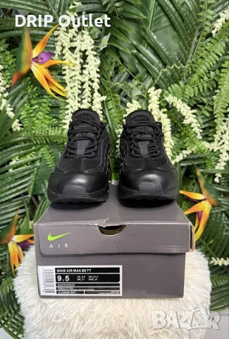 !НОВИ! Nike Air Max 95 | Triple Black | + КУТИЯ, снимка 3 - Маратонки - 54167575