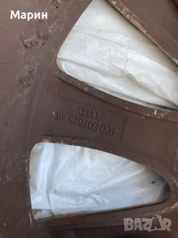 Оригинални  лети джанти audi A6 17 цола, снимка 2 - Гуми и джанти - 49923566