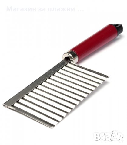 ВЪЛНООБРАЗЕН НОЖ ЗА ЗЕЛЕНЧУЦИ С УДОБНА ДРЪЖКА - код 1779, снимка 5 - Прибори за хранене, готвене и сервиране - 34264794