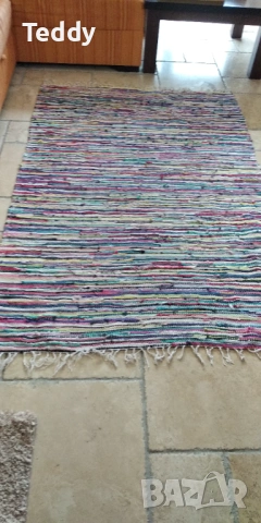 Красива многоцветна пътека черга, ръчна изработка, снимка 3 - Килими - 53281620