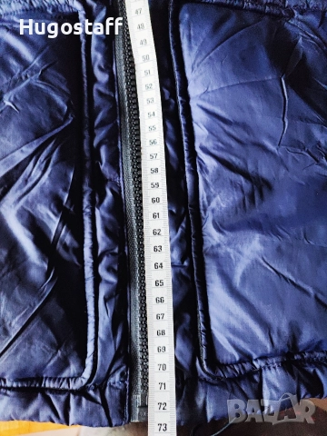 Топло зимно тъмносиньо яке с пух от Denim & Supply Ralph Lauren пухенка парка качулка M, снимка 8 - Якета - 52590328