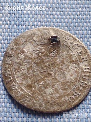 Сребърна монета 3 кройцера 1708г. Йозеф първи Прага Свещена Римска империя 13779, снимка 7 - Нумизматика и бонистика - 42872112