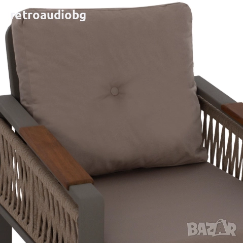  Градински трапезен комплект ГЕНОА маса 200x100 с 6 фотьойла, снимка 4 - Градински мебели, декорация  - 52824338