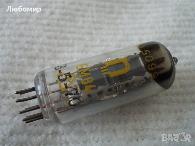 Радиолампа индикаторна ЕМ84 RFT, снимка 1 - Друга електроника - 40448360