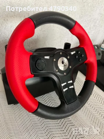 Волан С Педали Logitech Formula Force Ex, снимка 4 - Джойстици и геймпадове - 55775481