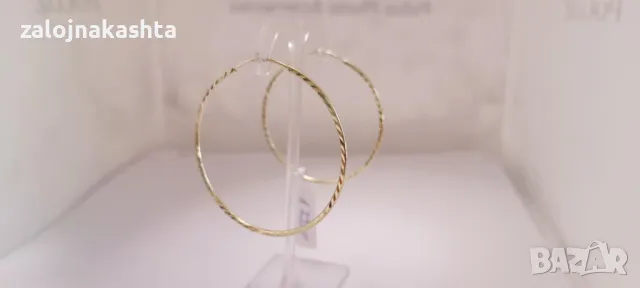 Нови Златни обеци-3,67гр/14кр, снимка 3 - Обеци - 49315473