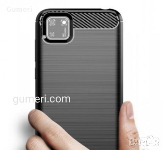  Huawei Y5p Карбонов удароустойчив гръб , снимка 3 - Калъфи, кейсове - 30772176