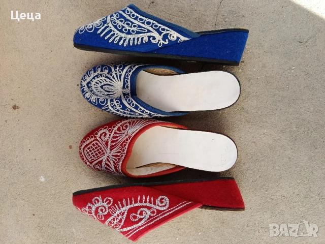 везани чехли