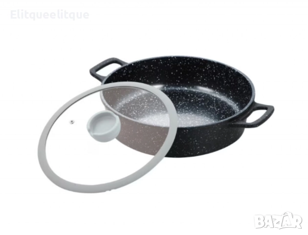 Тенджера Goldmann, 28см.\4.5л., плитка, Лят алуминий, Индукция, снимка 5 - Съдове за готвене - 52392969