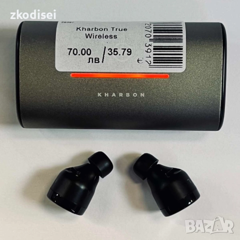 Bluetooth слушалки Kharbon True Wireless