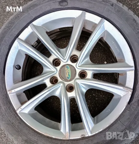 5x108 с всесезонни гуми 205/55/16, снимка 2 - Гуми и джанти - 49968230