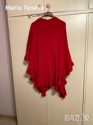 Дамско пончо, снимка 2 - Палта, манта - 52280753