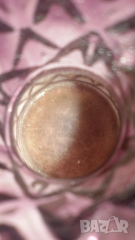 2 ретро малки лилави стъклени вази, снимка 8 - Вази - 51432916