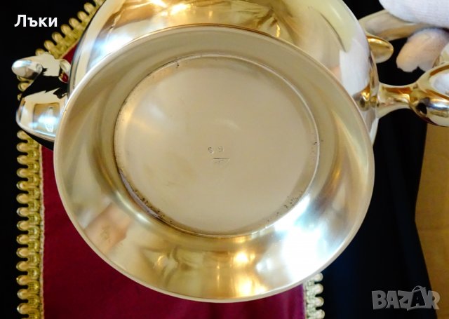 Английски чайник,кана,никелово сребро,маркировка. , снимка 7 - Антикварни и старинни предмети - 30702242