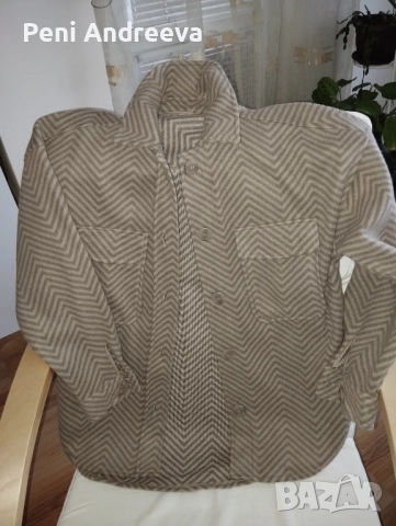 Дамска бежова риза