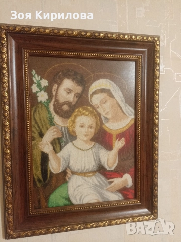 Схема на гоблен Светото семейство , снимка 2 - Гоблени - 52698738