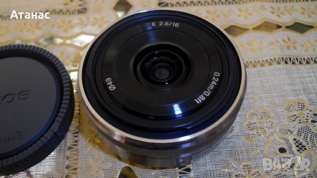 Обектив Sony SEL 16mm F/2.8 OSS Е mount, снимка 2 - Обективи и филтри - 39562868