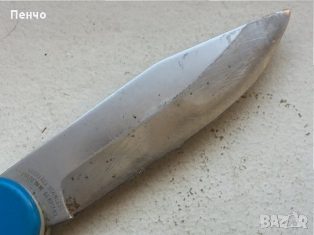 старо ножче 189 "GIESEN & FORSTHOFF" SOLINGEN - W. GERMANY, снимка 5 - Ножове - 34869389