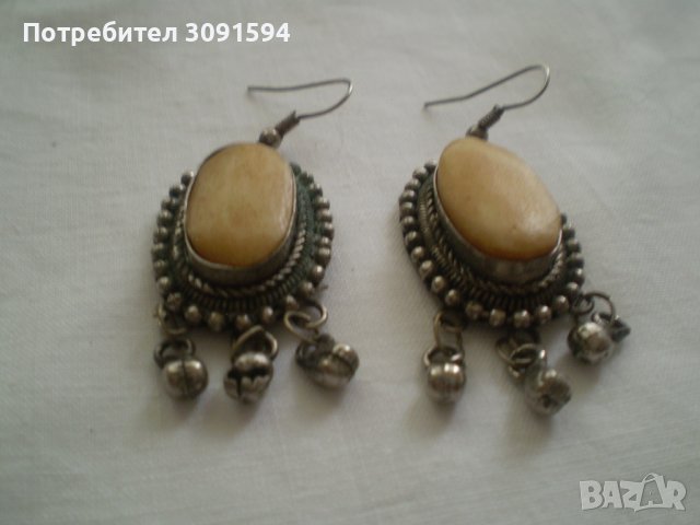 Обеци с сребърно покритие, снимка 1