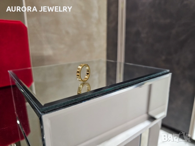 CARTIER Gold Love Band Унисекс (Мъжки / Дамски) Пръстен, снимка 8 - Пръстени - 52916831