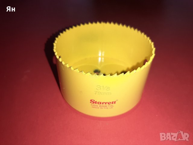 Качествена Биметална Боркорона 'Starrett'-79mm 