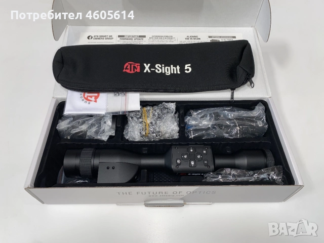 ATN X-Sight 5 3-15x LRF прицел за лов с Далекомер