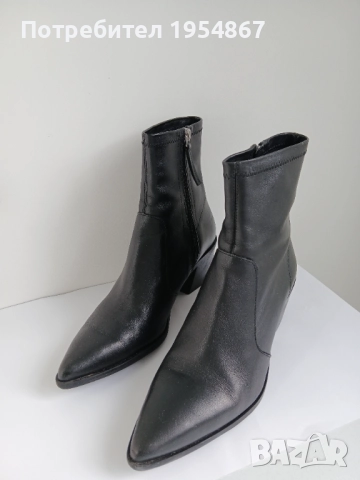 ZARA боти 38 номер естествена кожа