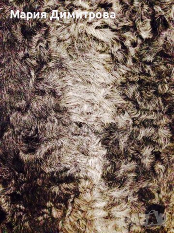 Бутиково сиво омбре палто Астраган Swakara, снимка 5 - Палта, манта - 39306319