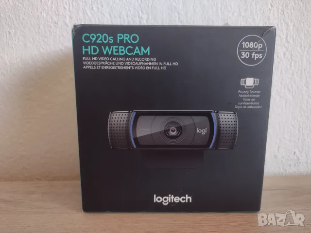 Web камера Logitech C920s Pro Full HD 1080, снимка 4 - Камери - 56125348