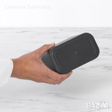 Кошче за отпадъци за баня Brabantia MindSet Dark Grey / White, снимка 5 - Други - 52807634