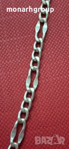 Сребърна верижка с висулка, снимка 5 - Колиета, медальони, синджири - 52808628