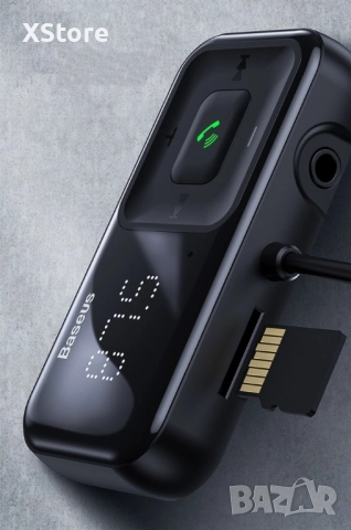 USB Зарядно устройство и трансмитер за кола с цифров дисплей, снимка 4 - Аксесоари и консумативи - 52482208