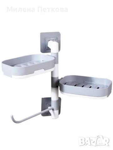 Поставка,закачалка за поставяне на сапун,хигиенни продукти и кърпа,за баня,кухня, снимка 2 - Други - 40710267