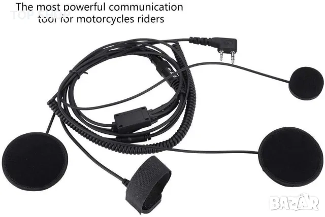 Слушалки и микрофон за мотоциклетна каска с К конектор, снимка 8 - Аксесоари и консумативи - 48928506