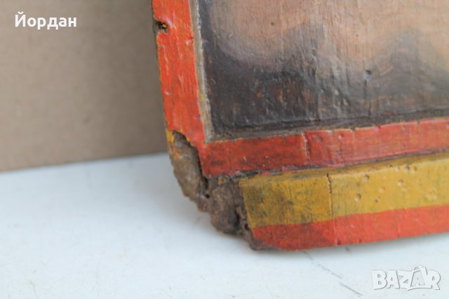 Стара българска икона ''Триптих'', снимка 6 - Колекции - 42154645