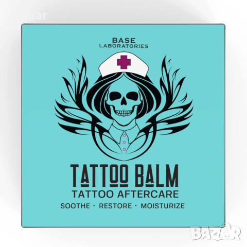 Base Labs Tattoo Aftercare Lotion Balm 3 бр. балсам за татуировки Успокоява Възстановява Овлажнява, снимка 9 - Други - 44622632