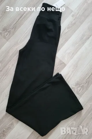 Дамски Черен Ватиран Клин Тип Панталон Ойшо Код D1838, снимка 4 - Клинове - 49147195