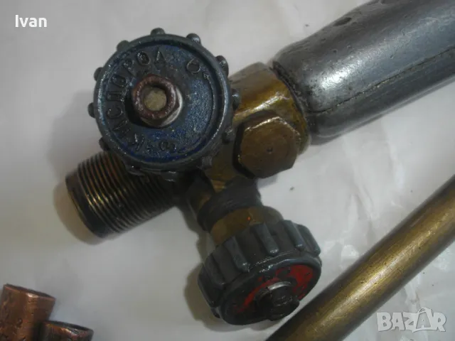 ОКСИЖЕННА ГОРЕЛКА КРАКРА Перник Българска Старо качество с 3 рамена и 3 контактни дюзи ОТЛИЧНИ , снимка 8 - Други инструменти - 47276621