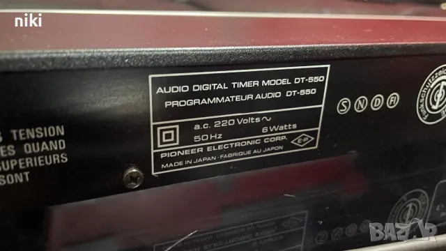 Pioneer DT-550 Audio Digital Timer, снимка 5 - Други - 47965792