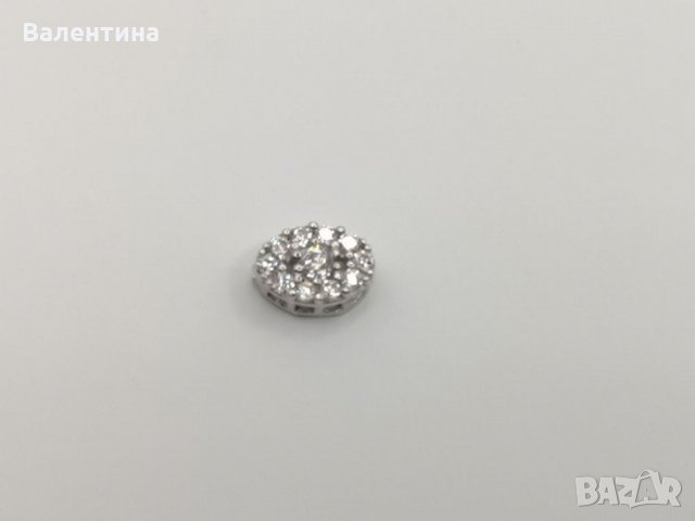 Дамска сребърна гривна със сребърни елементи и цирконий, снимка 13 - Гривни - 33970623