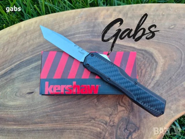 Автоматичен нож Kershaw Livewire 9000TCF,Auto Tanto, снимка 3 - Ножове - 56140457