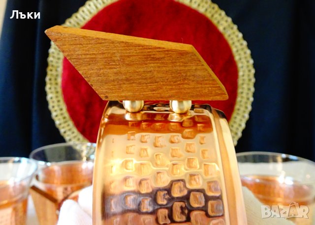 Медни чаши чиста червена мед,красив релеф, снимка 4 - Антикварни и старинни предмети - 40388485