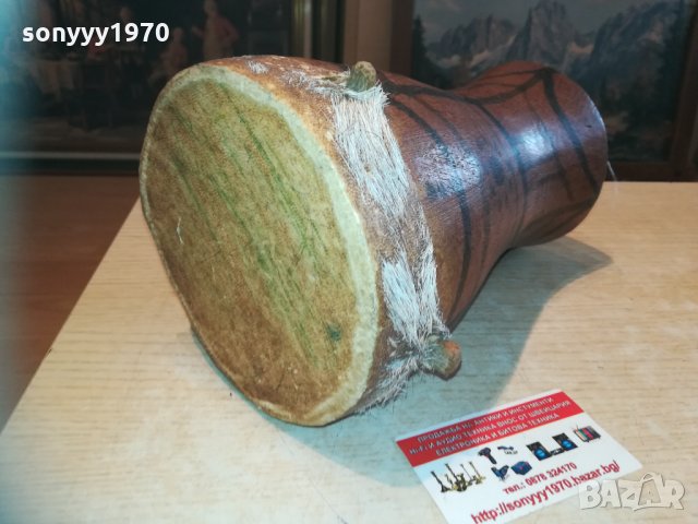 масивна тарамбука-дърво/кожа 0903211147, снимка 2 - Колекции - 32092467