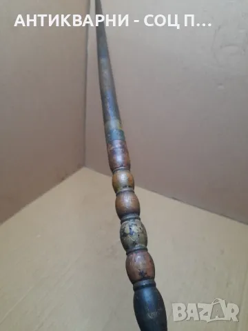 Соц Стара Дървена Хурка., снимка 5 - Антикварни и старинни предмети - 49200219