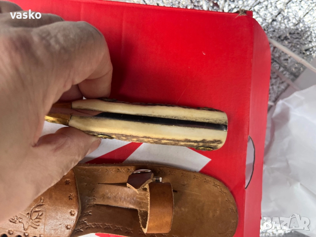 Стар Български,рог,30см, снимка 6 - Ножове - 52891059