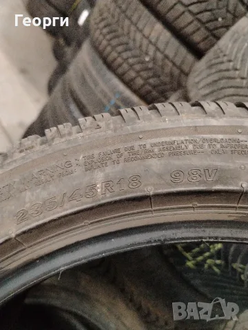 2бр.зимни гуми 235/45/18 Bridgestone, снимка 6 - Гуми и джанти - 56342555