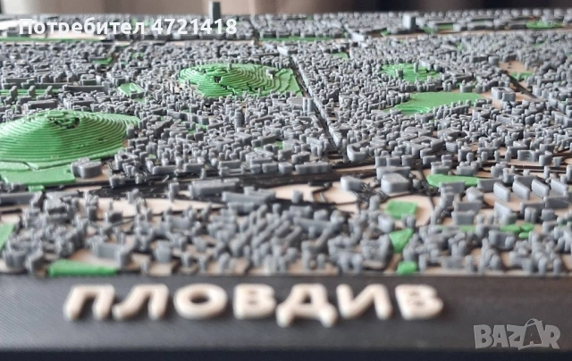 ПЛОВДИВ на длан! 3D Декоративен Макет на Тепетата., снимка 5 - Декорация за дома - 53936400