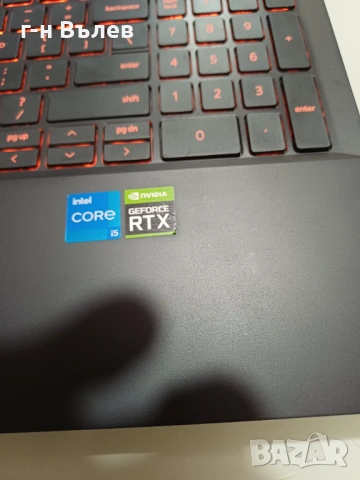 DELL G15 15'' FHD 120hz i5 11gen RTX3050 16GB RAM, снимка 9 - Лаптопи за игри - 53995605