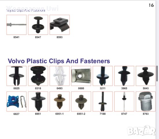 Авто клипс, снимка 17 - Аксесоари и консумативи - 40264971