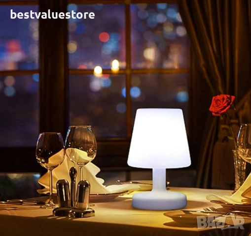 LED Настолна Лампа Бяла 2.5W Lightex, снимка 2 - Настолни лампи - 54305870